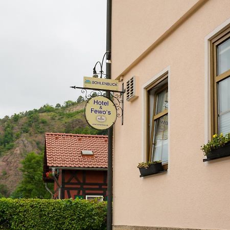 Hotel & Ferienwohnungen Bohlenblick Saalfeld Saale エクステリア 写真