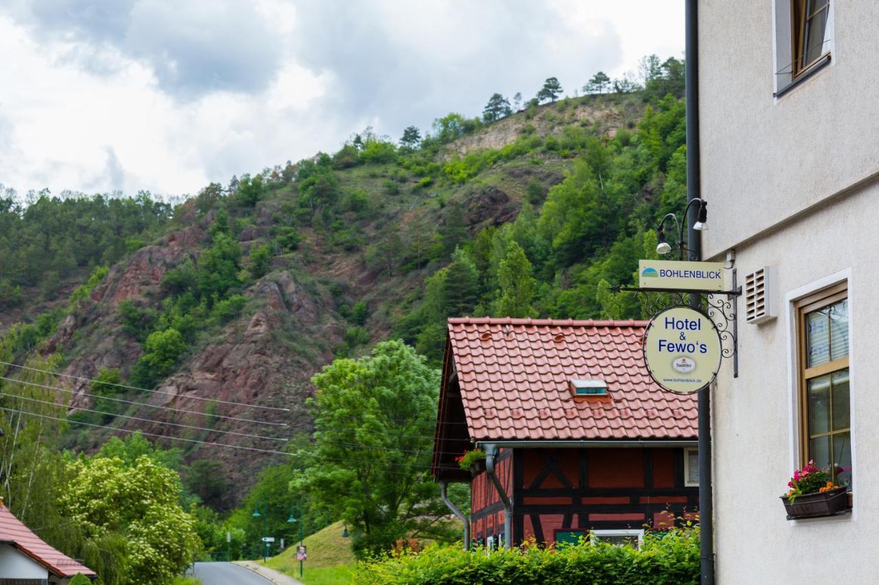 Hotel & Ferienwohnungen Bohlenblick Saalfeld Saale エクステリア 写真