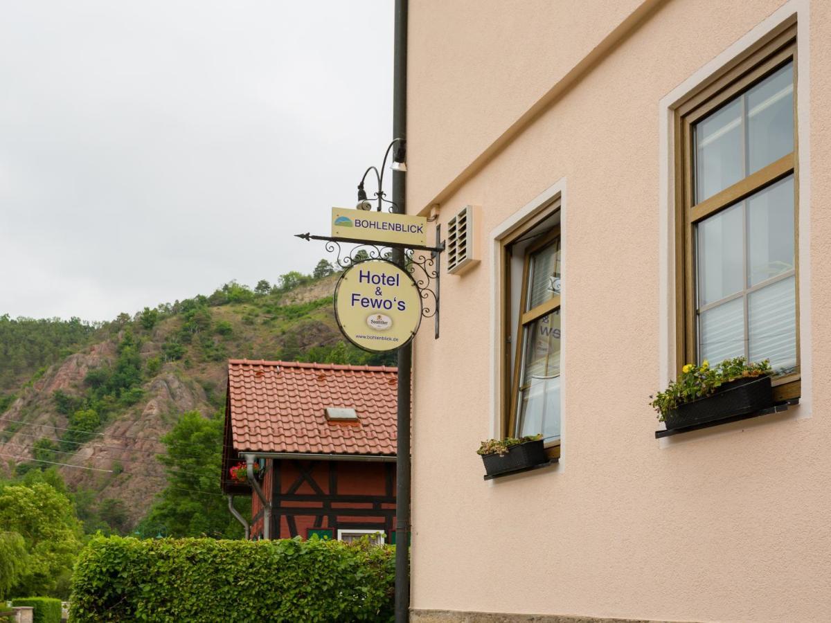 Hotel & Ferienwohnungen Bohlenblick Saalfeld Saale エクステリア 写真