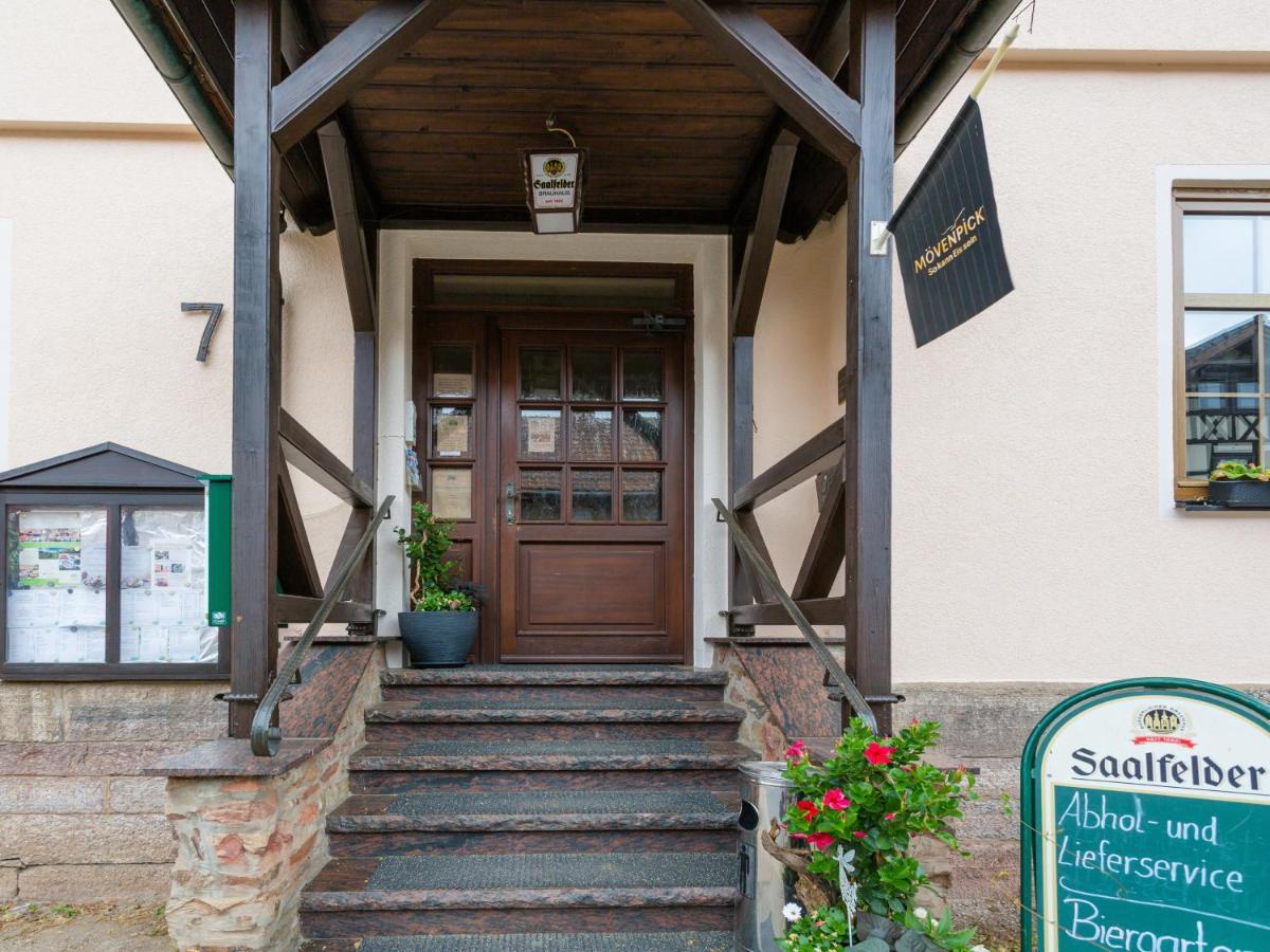 Hotel & Ferienwohnungen Bohlenblick Saalfeld Saale エクステリア 写真